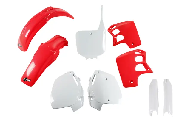 Full Body Replacement Plastic Kit Red, White-0