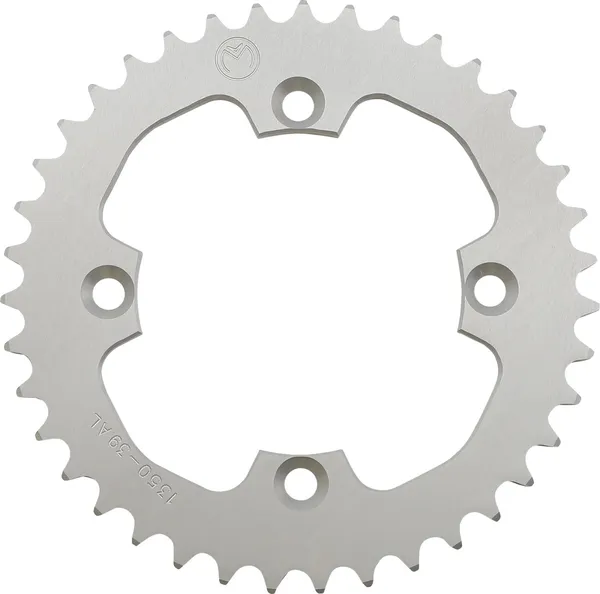 MOOSE RACING Aluminum Rear Sprocket Atv Silver -0