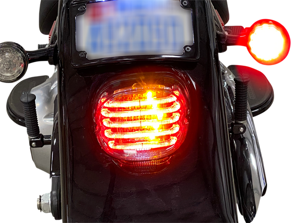 Probeam® Integrated Low Profile Led Taillights With Auxiliary Turn Signals Red, 1, nordicamoto.ro