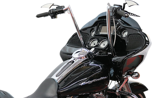 Pre-wired Monkey Bar Handlebar Silver, 1, nordicamoto.ro