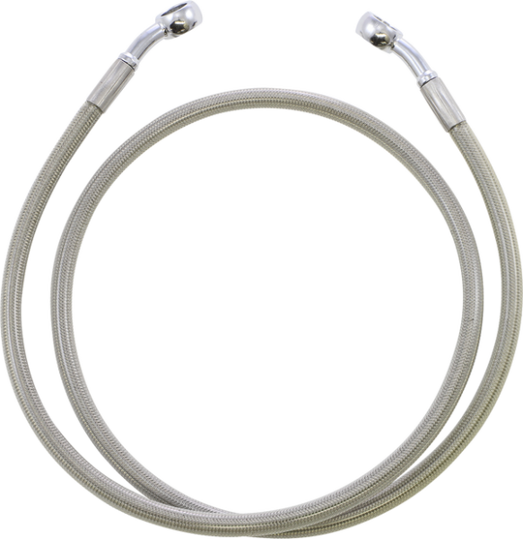 Extended Length Brake Line Silver Oversize [+152 mm (6'')], 1, nordicamoto.ro