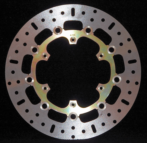 Round Pro-lite Brake Rotor Silver, Stainless Steel, 1, nordicamoto.ro
