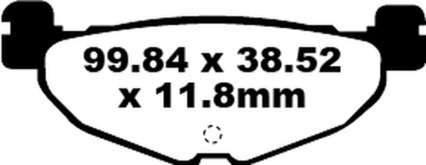 Sfa Series Organic Scooter Brake Pads, 1, nordicamoto.ro