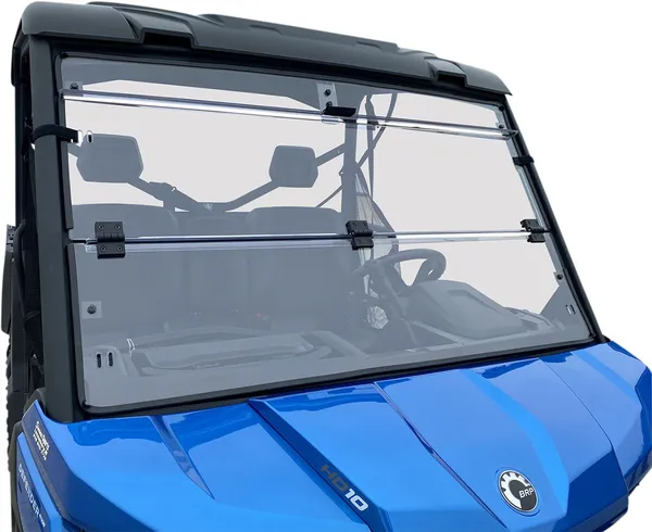 Deluxe Full Folding Windshield Clear -4