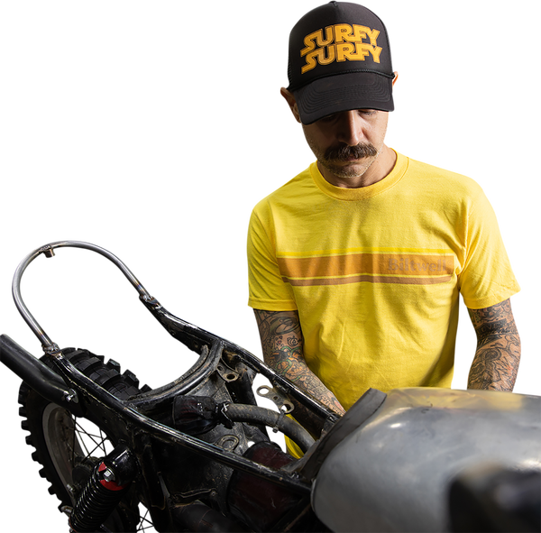 Stripe T-shirt Yellow S, 4, nordicamoto.ro