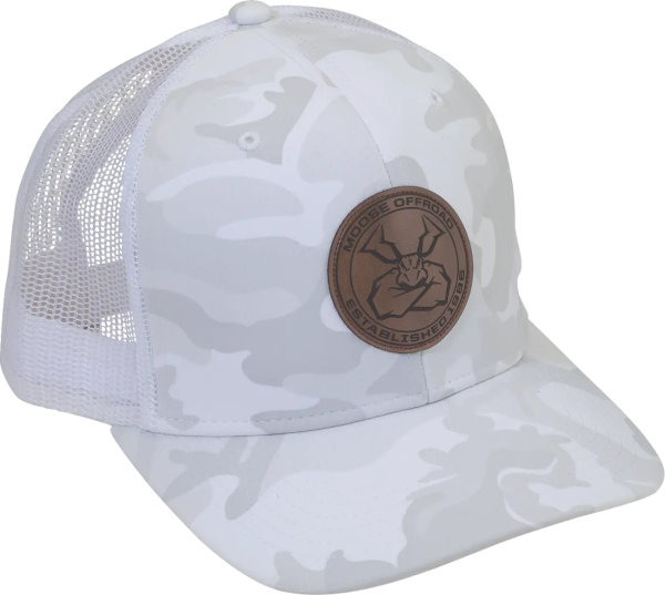 Moose Offroad Hat Gray, White, 1, nordicamoto.ro