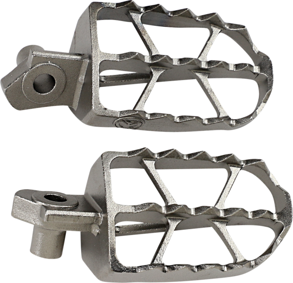 MOOSE RACING Nd Series Footpegs Silver -1