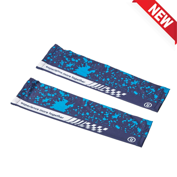 MÂNECI PROTECȚIE UV ICE SILK CFMOTO – ALBASTRU/ALB, 2, nordicamoto.ro