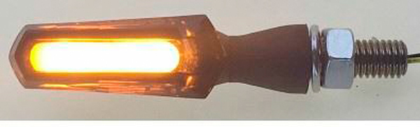 Cob Led Turn Signal Light Black, 1, nordicamoto.ro