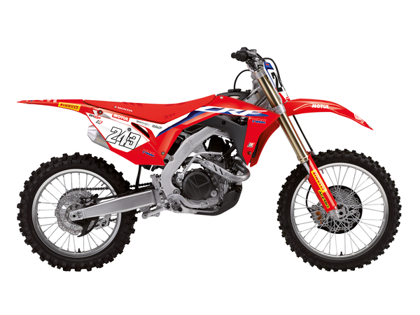 Replica Team Graphic Kits With Seat Covers Blue, Red, White, 3, nordicamoto.ro