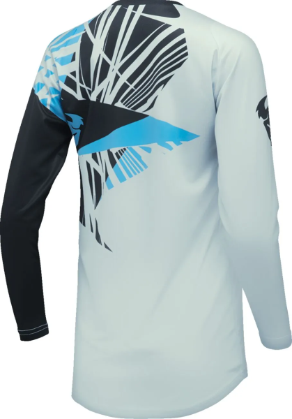 Tricou Dama Thor Sector Split Black/Blue-4