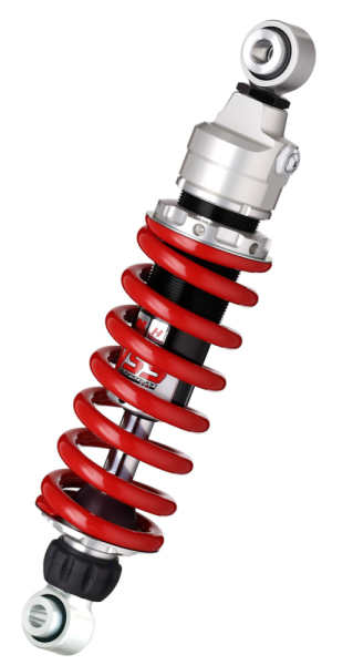 Emulsion Mono Gas Shock Adjustable Length Silver, Red, Black, 1, nordicamoto.ro