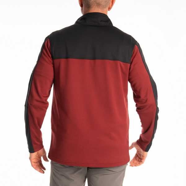 Pulover Klim Glacier 1/4 Zip Mid Layer Black-19