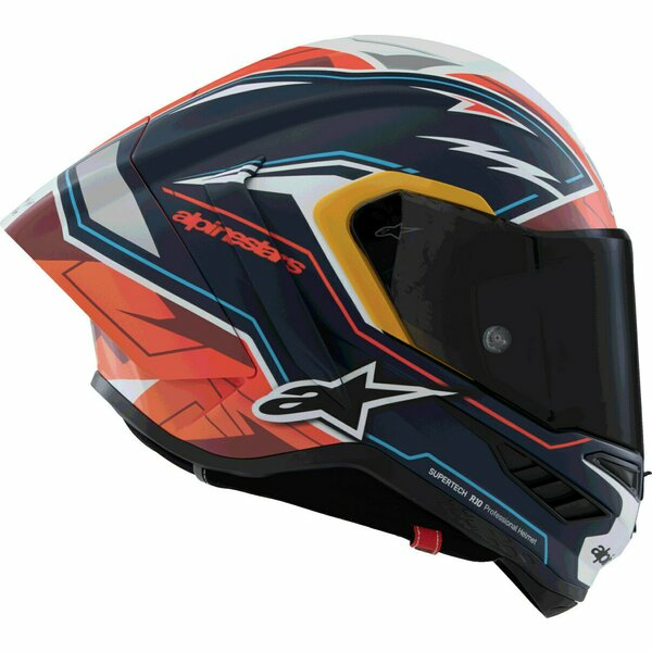 Casca integrala sport ALPINESTARS SUPERTECH R10 LE ACOSTA Albastru/Rosu/Alb-4