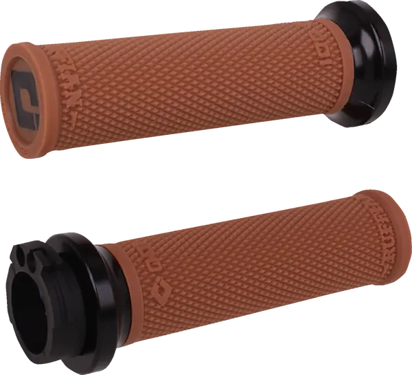 Ruffian Lock-on Street Grips Brown 