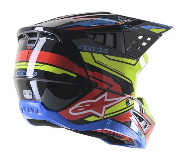 Casca Alpinestars Supertech M5 Action 2 Black/Yellow/Red-0