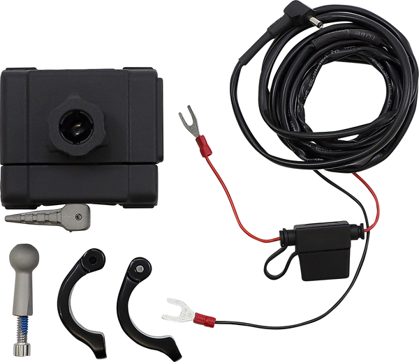 Smartphone/gps Holder With Charger Black, 1, nordicamoto.ro