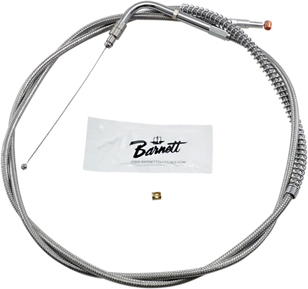 Stainless Steel Throttle/idle Cable Silver +254 mm (10''), 1, nordicamoto.ro