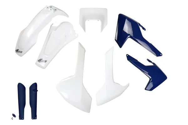 Replacement Plastic Body Kit Blue, White