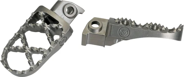 Suporturi pentru picioare MOOSE RACING Pro, argintii, 1, nordicamoto.ro