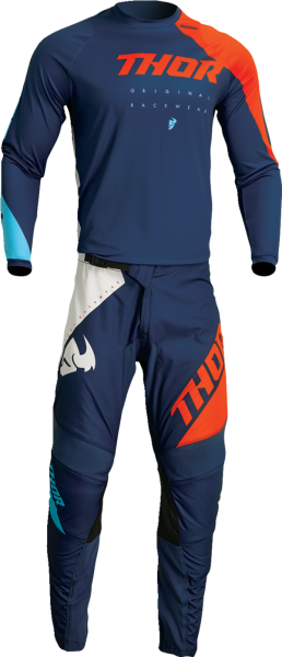 Tricou Copii Thor Sector Edge Navy/Orange-4