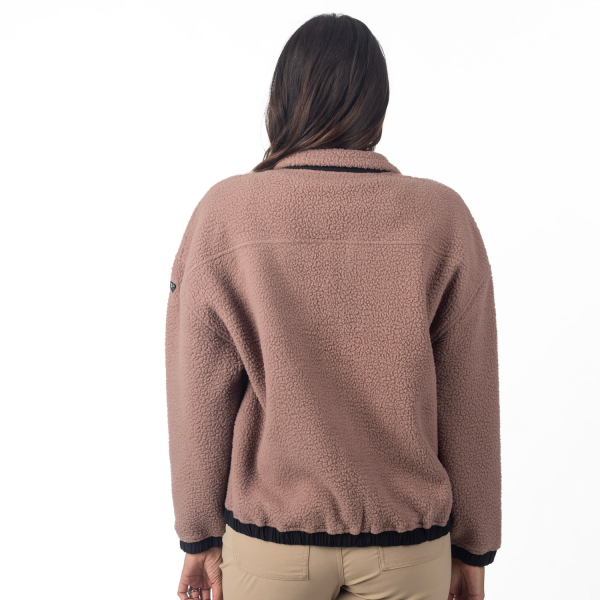 Geaca Dama Klim Sira High Pile Fleece Black-5