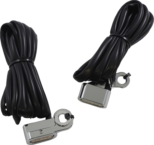 Led Handlebar Marker Lights Chrome, 1, nordicamoto.ro
