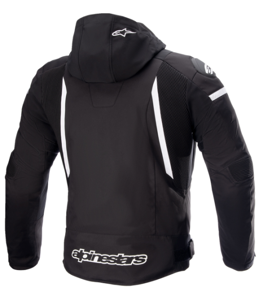 Zaca Waterproof Jacket Black, White -1