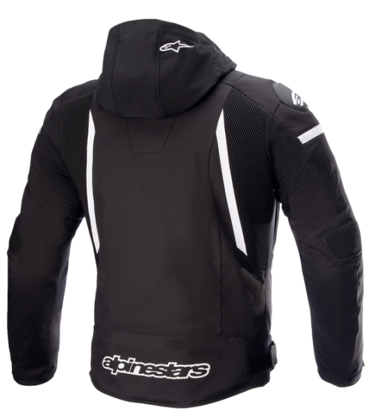 Geaca Moto Alpinestars Zaca Waterproof Black/White-1