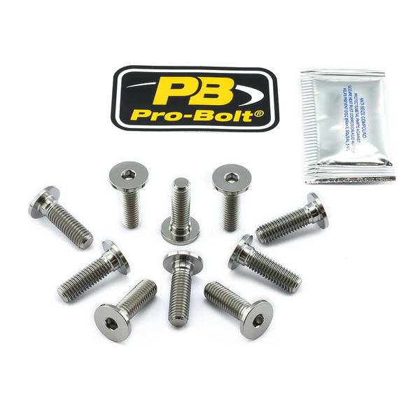 Brake Rotor Mounting Bolt Kit Silver, Unfinished, 2, nordicamoto.ro