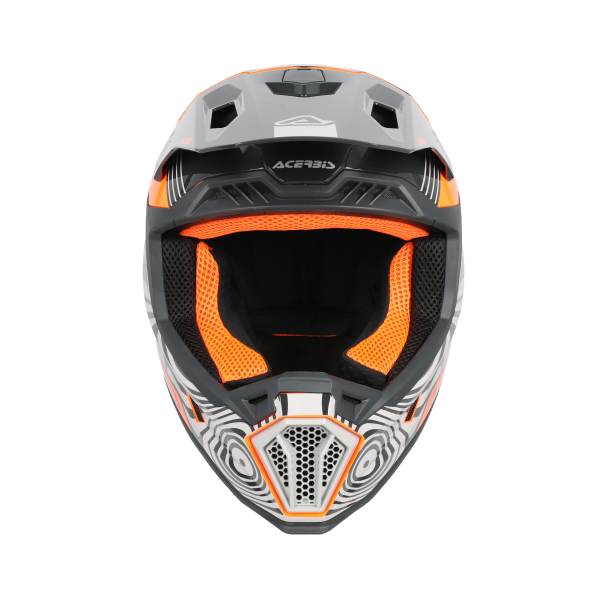 Casca Acerbis Whoops Graphic Gri/Portocaliu XXL-9