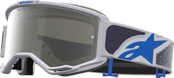 Vision 5 Drag Goggle Gray, Blue, 1, nordicamoto.ro