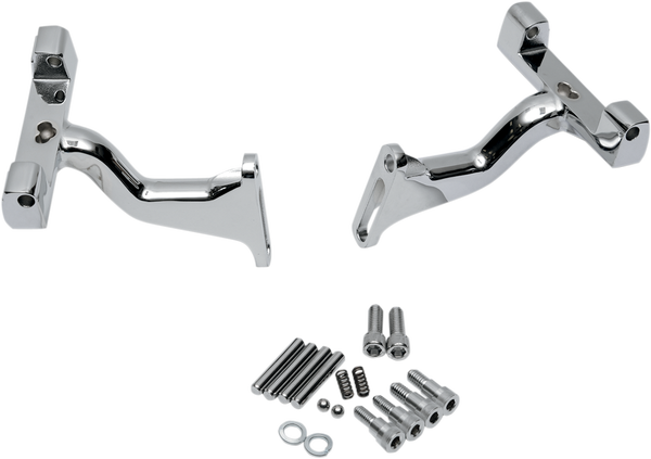 Passenger Floorboard Mounts For Dressers Silver, 1, nordicamoto.ro