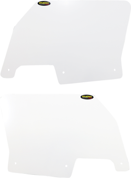 Replacement Number Plates White, 5, nordicamoto.ro