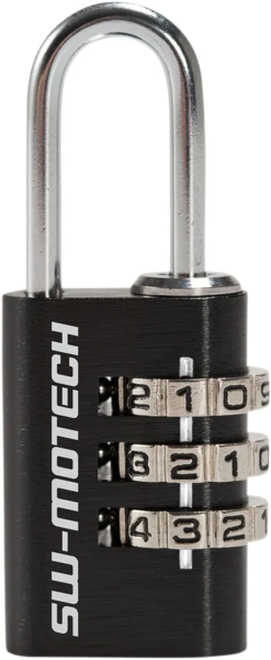 Lock For Motorcycle Luggage Black-1