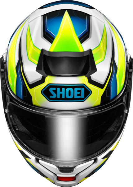 Casca Flip-up SHOEI NEOTEC3 ANTHEM TC-3 Albastru/Verde/Alb/Galben XXL-6