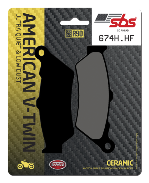 Hhf Street Ceramic Organic Brake Pads, 1, nordicamoto.ro