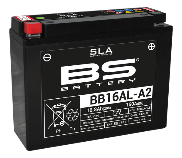 Sla Factory-activated Agm Maintenance-free Batteries Black -0