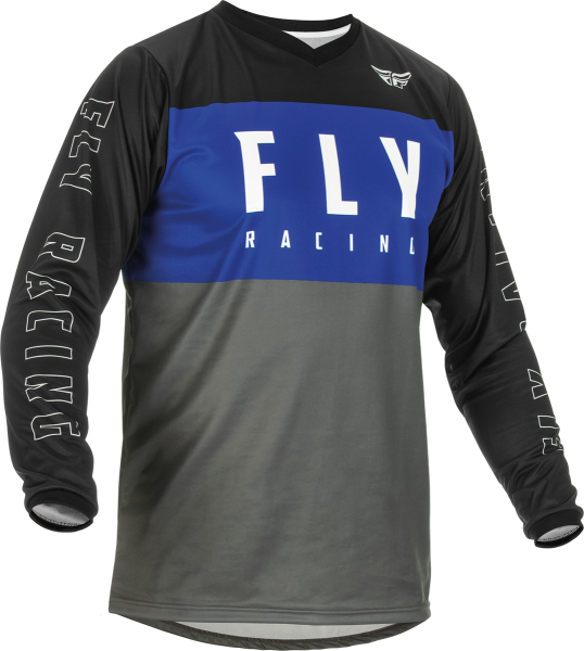 Tricou copii Fly F-16 Blue/Grey/Black