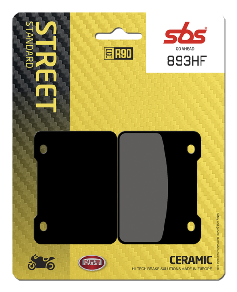 Hf Street Ceramic Organic Brake Pads, 2, nordicamoto.ro