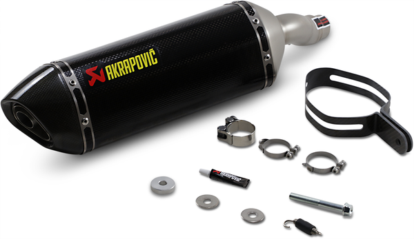 Akrapovic Slip-On muffler Kawasaki Z300 Ninja 300 carbon - S-K3SO1-ZC-0