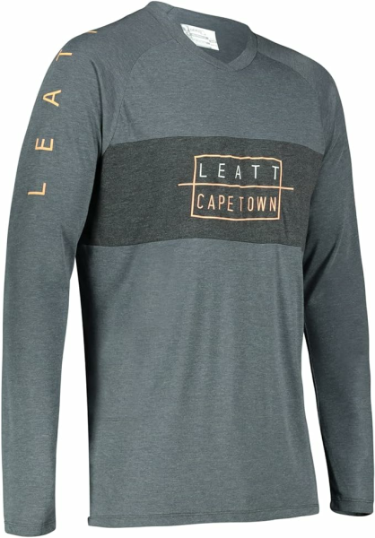 Tricou MTB Leatt Gravity 2.0 Gray/Graphite-0