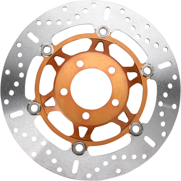 Md Series Pro-lite Contour X Brake Rotor Polished, Yellow, 1, nordicamoto.ro