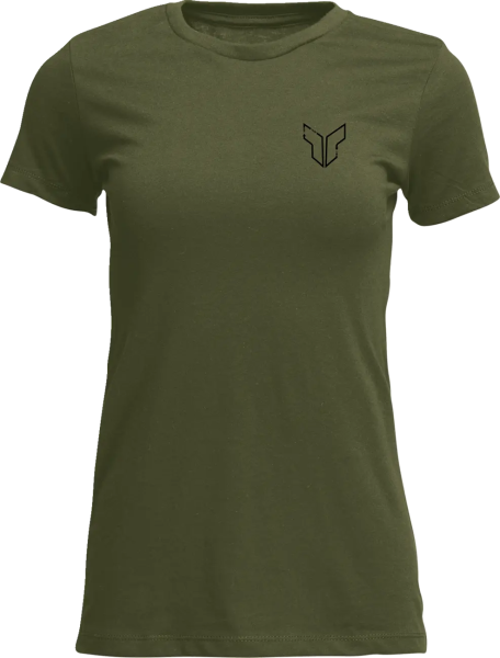 Womens Patched Up T-shirt Green -0fa534d091666c4072dba9b08d795356.webp