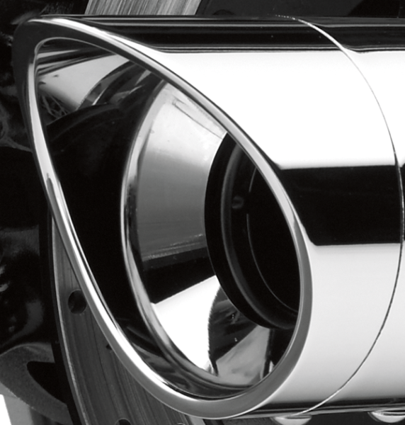 4(r) Billet Exhaust Tip Chrome, 1, nordicamoto.ro