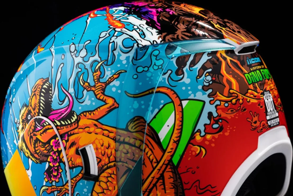 Casca Icon Airform Dino Fury Blue-2