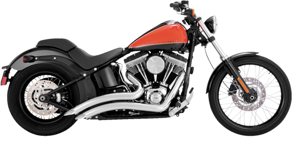 Big Radius Exhaust System Chrome, 4, nordicamoto.ro