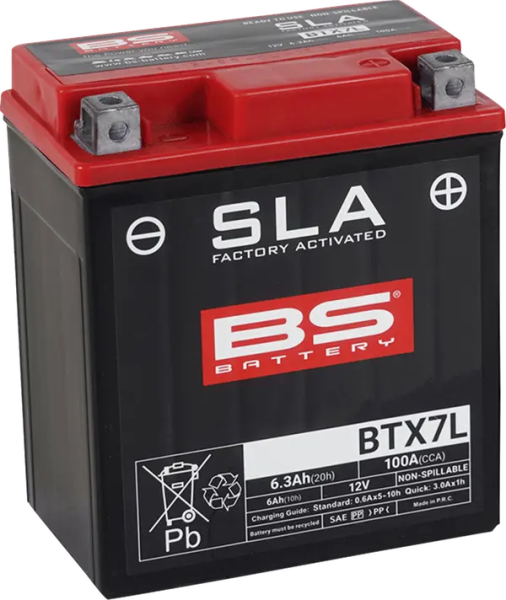 Sla Factory- Activated Agm Maintenance-free Battery Black-3