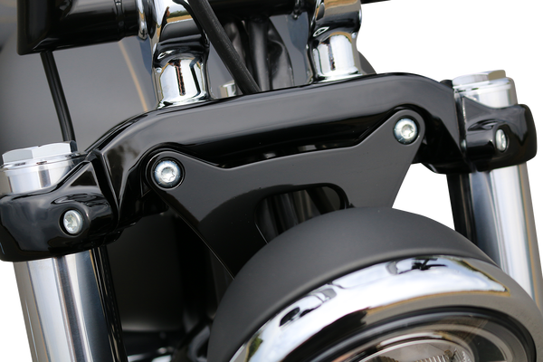 Headlight Conversion Bracket Black, 1, nordicamoto.ro