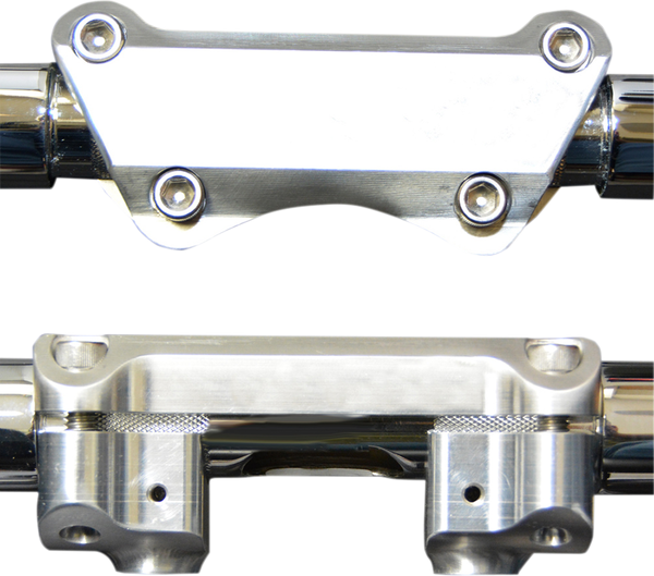 1(r) Handlebar Riser And Clamp Kit Silver, 1, nordicamoto.ro